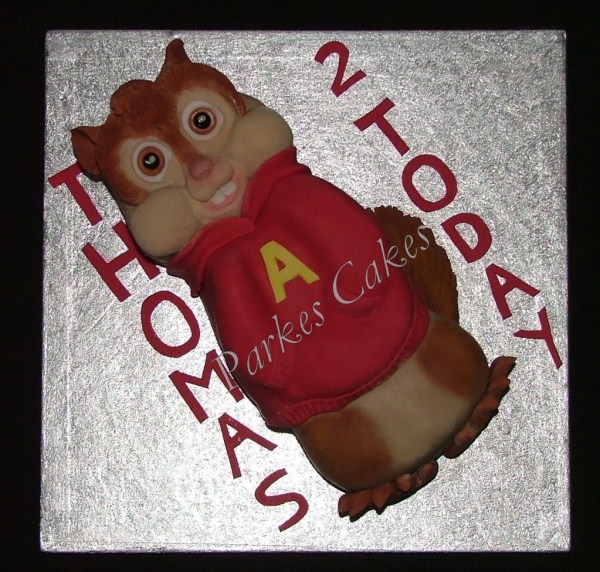 alvin and the chipmunks birthday cake