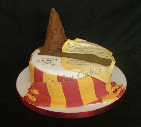 harry potter theme birthday cake